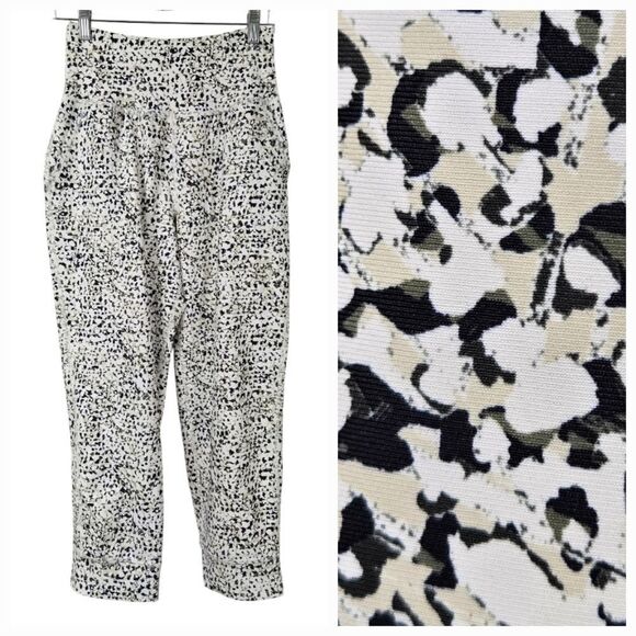 NWOT Old Navy High-Waisted PowerSoft Crop Jogger Pants Cheetah Legging Active - Picture 1 of 13